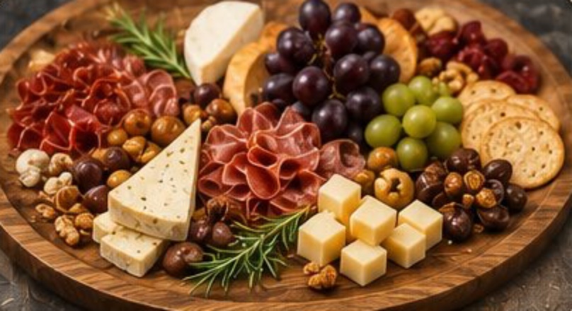 Planche de charcuteries et fromages locaux